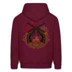 California Cowgirl Men’s Hoodie - burgundy