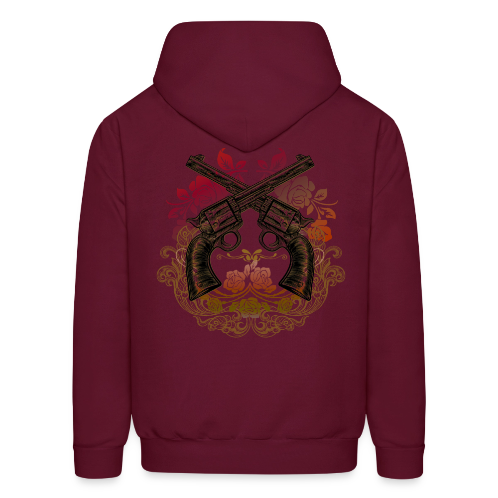 California Cowgirl Men’s Hoodie - burgundy