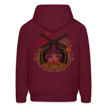 California Cowgirl Men’s Hoodie - burgundy