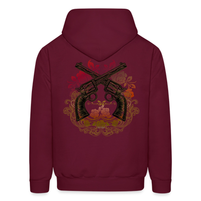 California Cowgirl Men’s Hoodie - burgundy