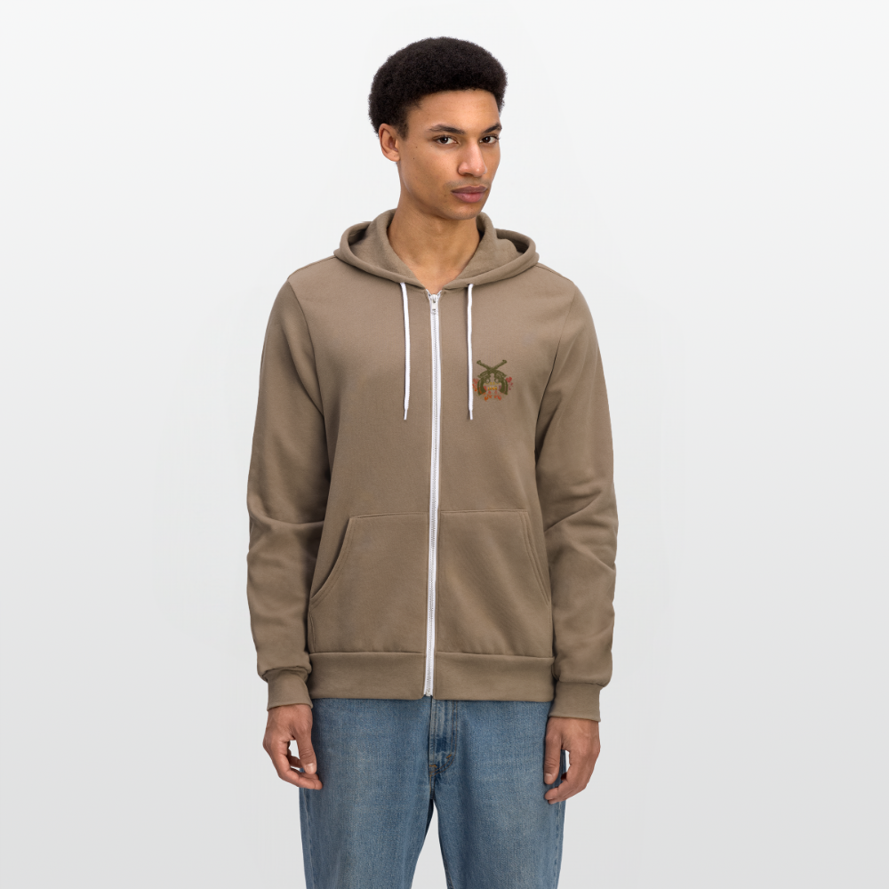 Vintage Outlaw Unisex Full Zip Hoodie - cinder