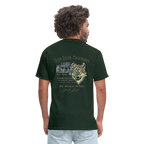 Jack London Moon  Men's T-Shirt - forest green