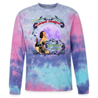 Moon Mountain Cabernet Tie Dye Long Sleeve T-shirt - T-Shirts from Spreadconnect