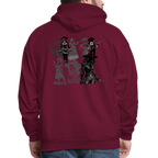 Outlaw Women Men's Fitted Cotton/Poly T-Shirt - burgundy
