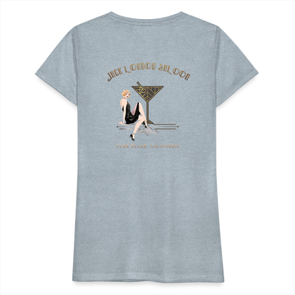 SALOON DECO COCKTAILS Women's Hoodie - heather ice blue