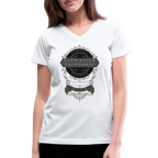 Glen Ellen Vintage Emblem Women's V-Neck T-Shirt - white