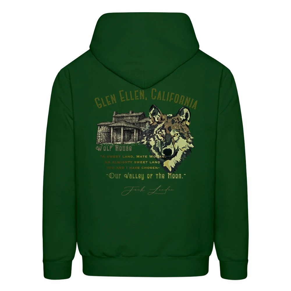Jack London Moon  Men's T-Shirt - forest green