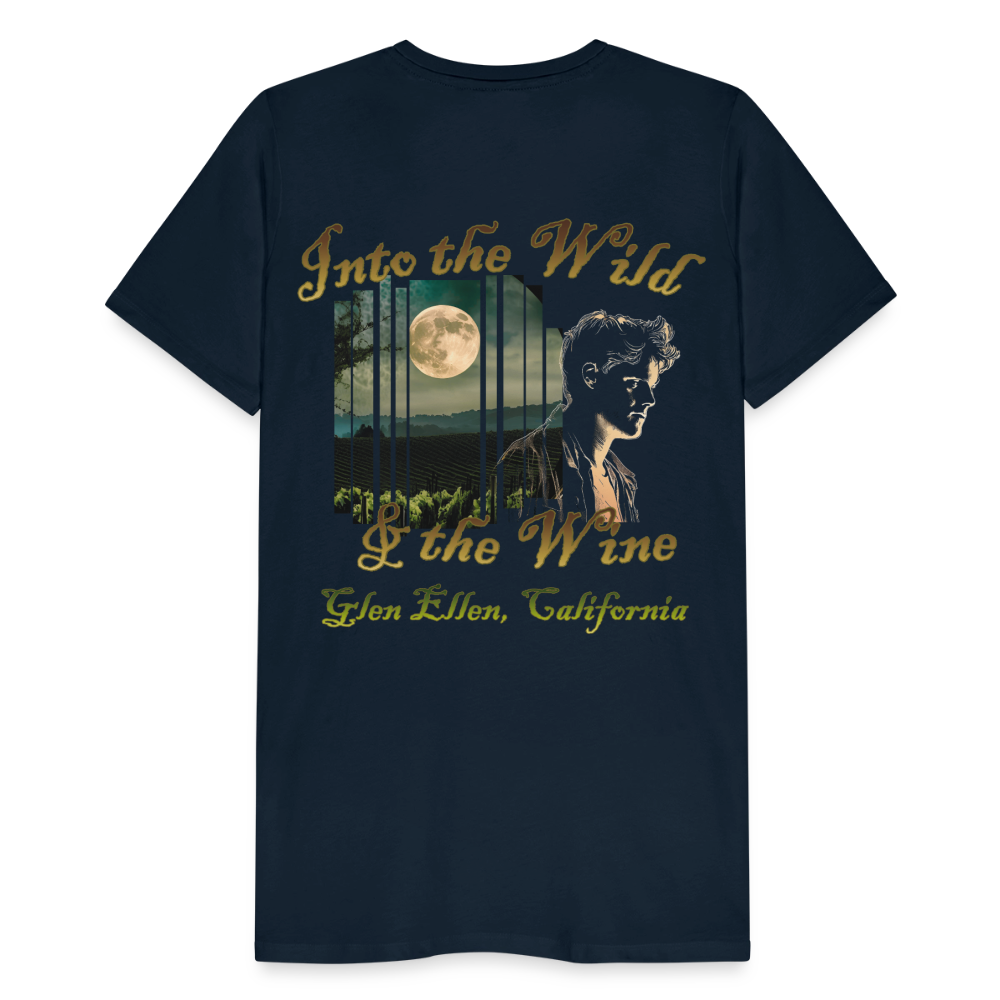 JACK LONDON "INTO THE WILD" Men's Premium T-Shirt - deep navy
