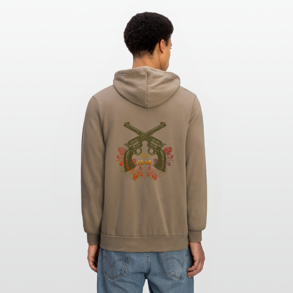 Vintage Outlaw Unisex Full Zip Hoodie - cinder