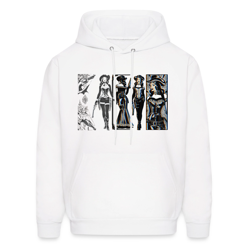 Outlaw Women Men's Fitted Cotton/Poly T-Shirt - white