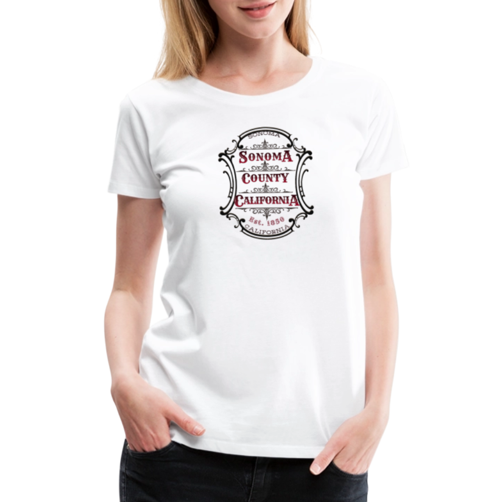 Sonoma County Emblem Women's T-Shirt - T-Shirts from Spreadconnect