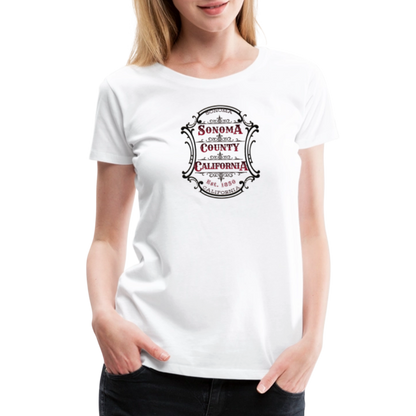Sonoma County Emblem Women's T-Shirt - T-Shirts from Spreadconnect