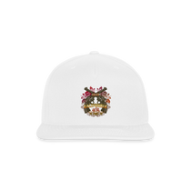 California Outlaw Snapback Baseball Cap - white