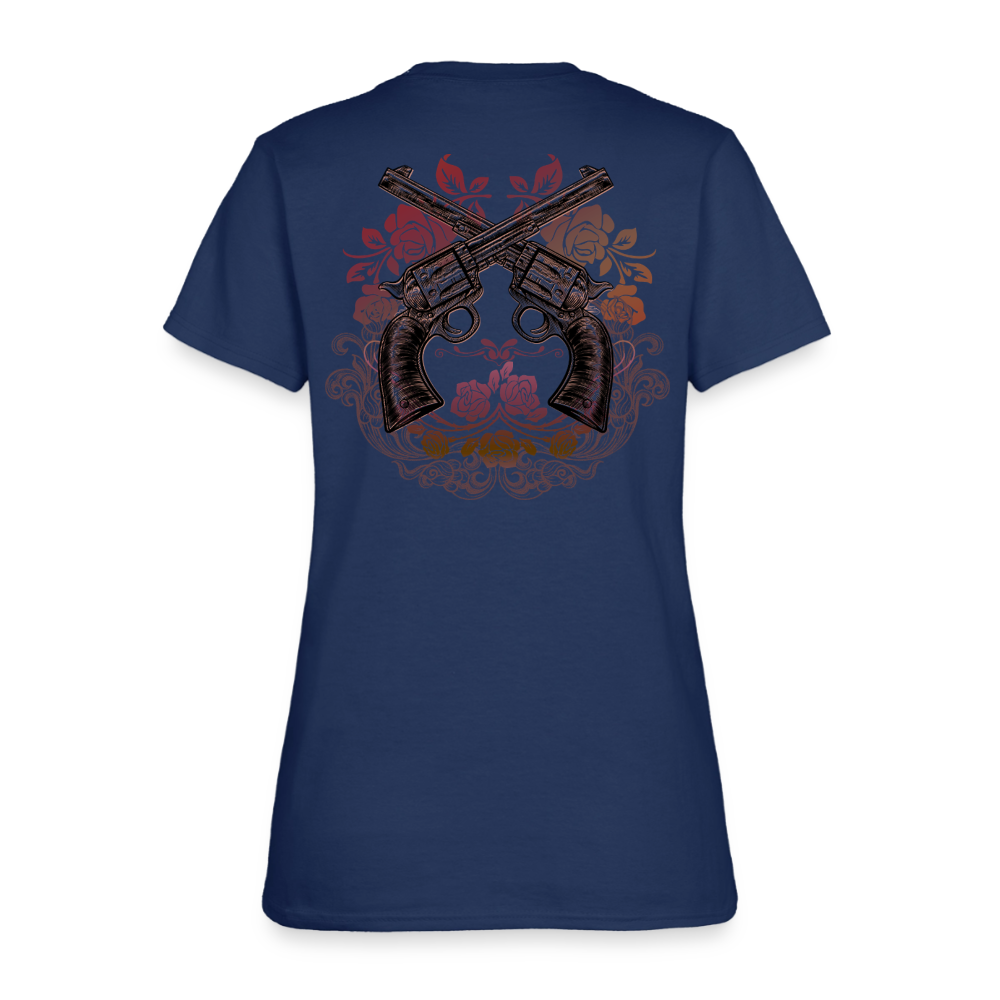 Women's T-Shirt -  blue dusk