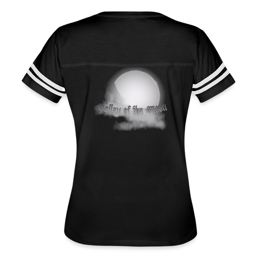 Valley of the Moon Misty Women’s Vintage Sport T-Shirt - black/white