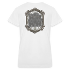 Glen Ellen Vintage Emblem Women's V-Neck T-Shirt - white