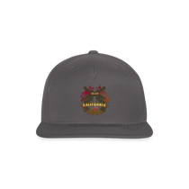California Outlaw Snapback Baseball Cap - dark grey