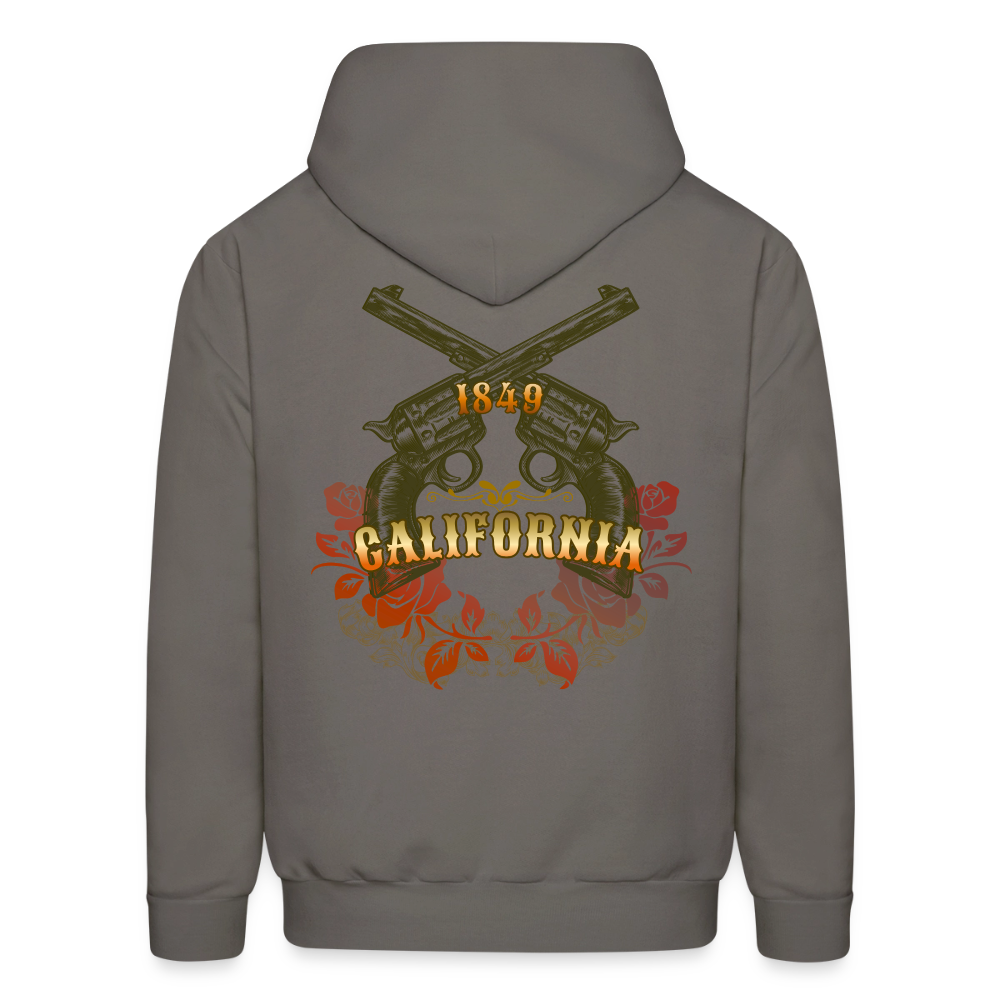 California Outlaw Men's Pullover Hoodie - asphalt gray