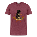 Vintage Outlaw Men's Premium T-Shirt - heather burgundy