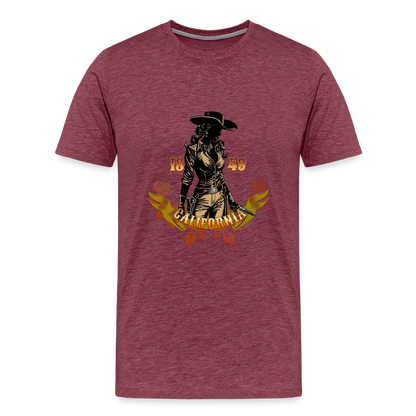 Vintage Outlaw Men's Premium T-Shirt - heather burgundy
