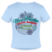 Moon Mountain Cabernet Slim Fit Women's T-Shirt - T-Shirts from Spreadconnect