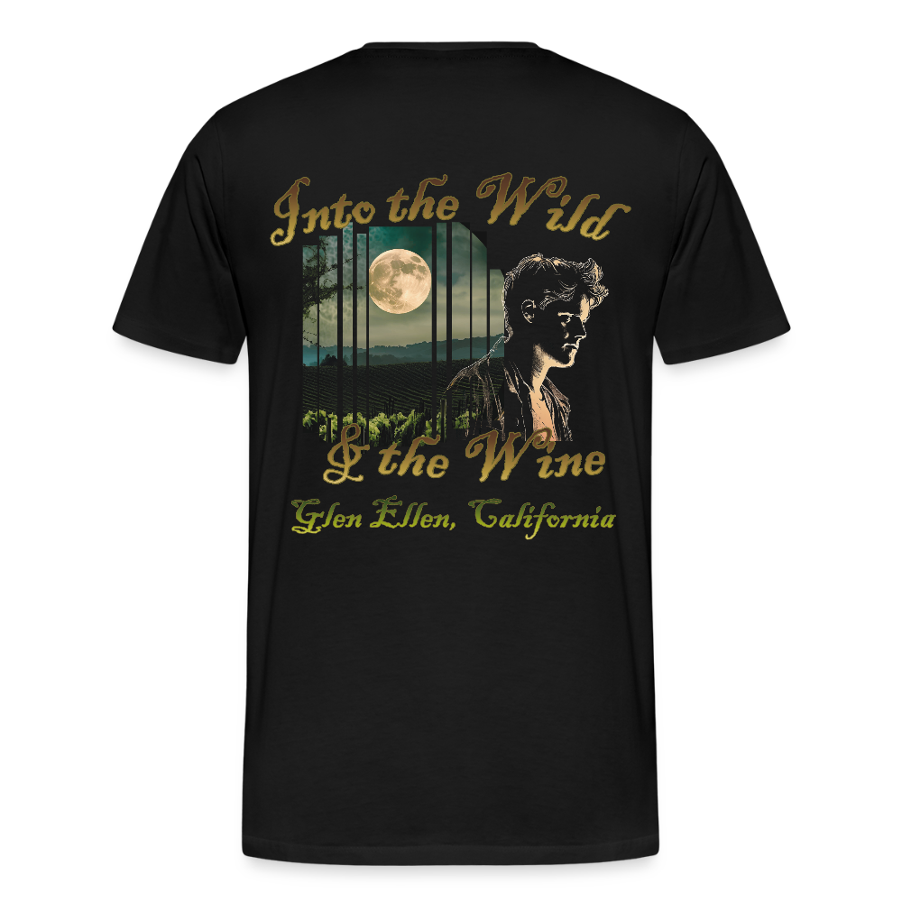 JACK LONDON "INTO THE WILD" Men's Premium T-Shirt - black