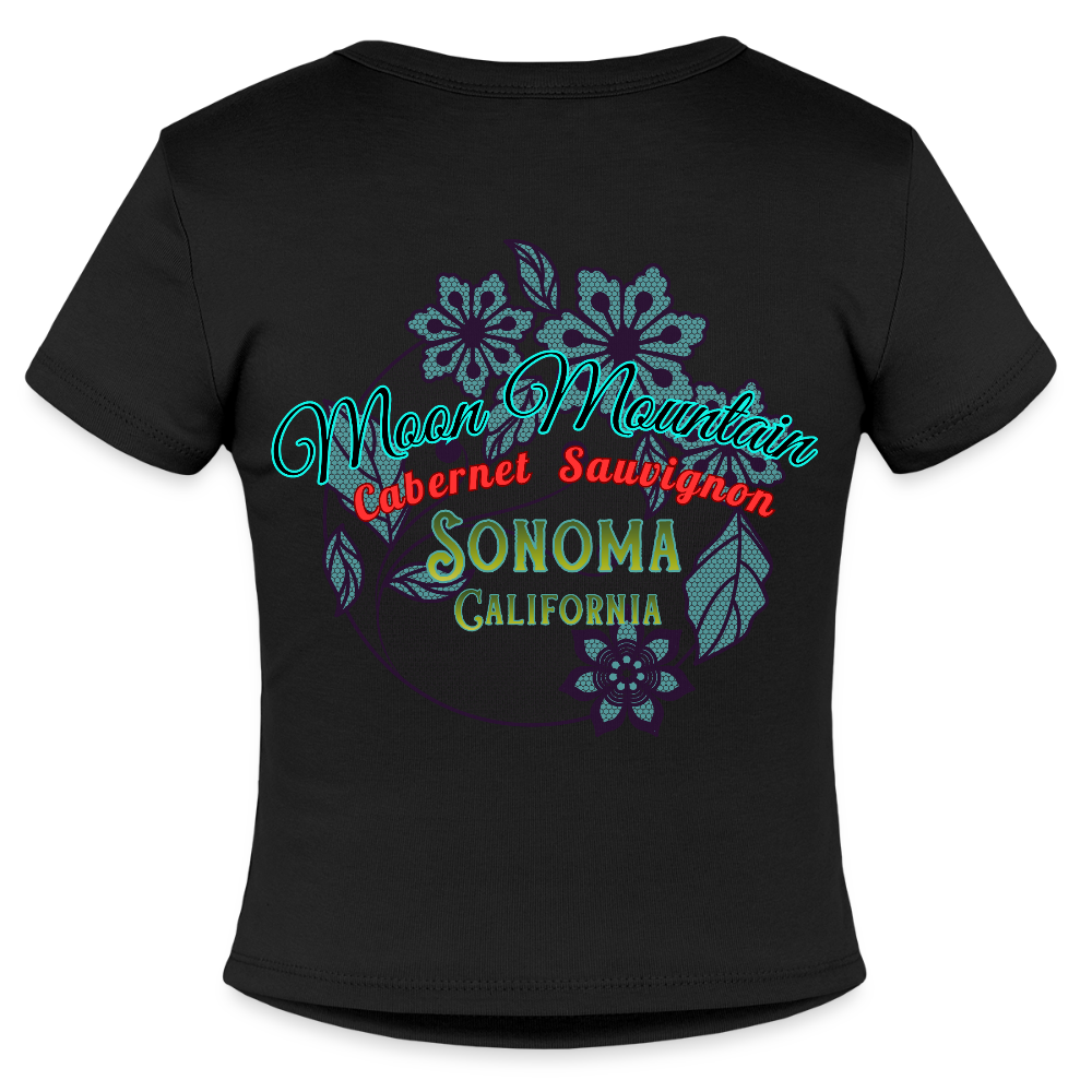 Moon Mountain Canernet Slim Fit Women's T-Shirt - black