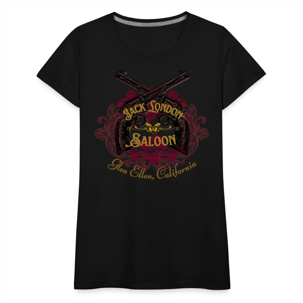 JACK LONDON SALOON OUTLAW Women’s Premium T-Shirt - black