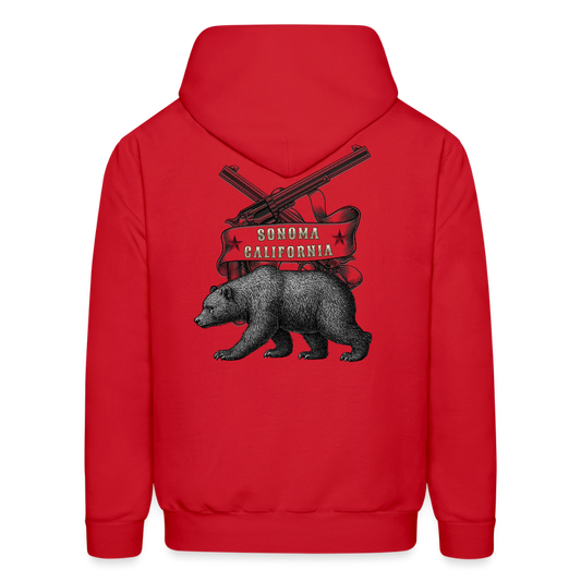 SONOMA BEAR REVOLT Men's Hoodie - red