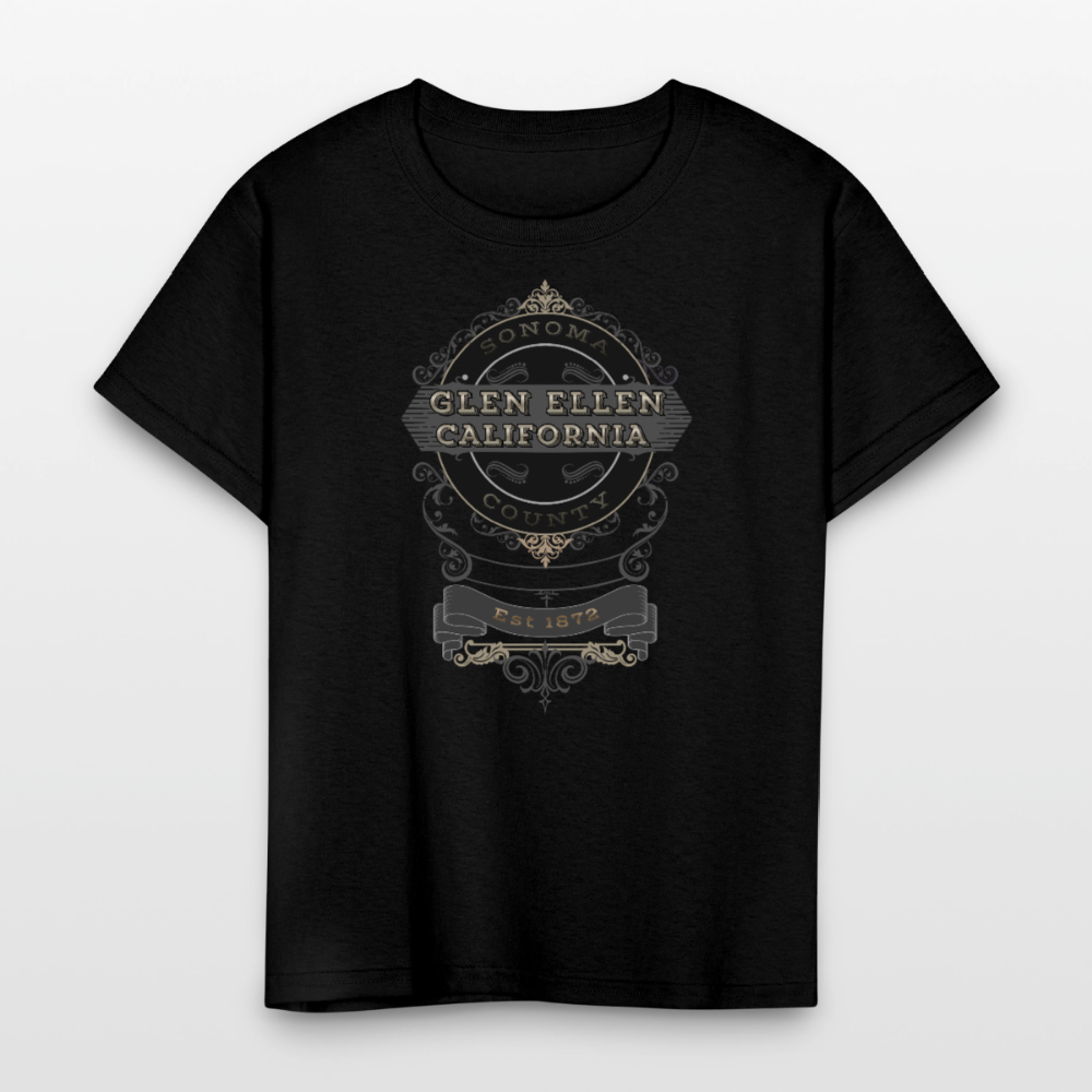Glen Ellen Vintage Emblem Kids' T-Shirt - black