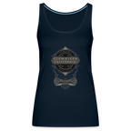 Glen Ellen Vintage Emblem Women’s Premium Tank Top - deep navy