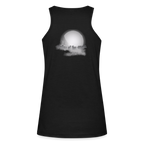 Valley of the "Misty" Moon Women's American Apparel Women’s Racerneck Tank - black