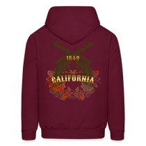 California Outlaw Men's Pullover Hoodie - burgundy