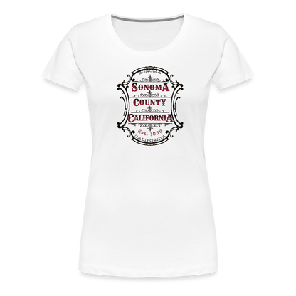 Sonoma County Emblem Women's T-Shirt - T-Shirts from Spreadconnect