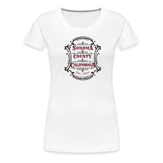 Sonoma County Emblem Women's T-Shirt - T-Shirts from Spreadconnect