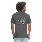 Jack London Moon  Men's T-Shirt - charcoal