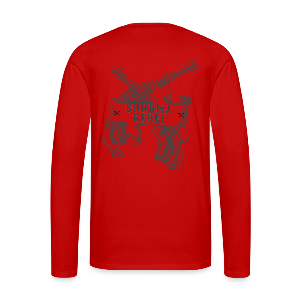 SONOMA REBEL Men's Long Sleeve T-Shirt - red