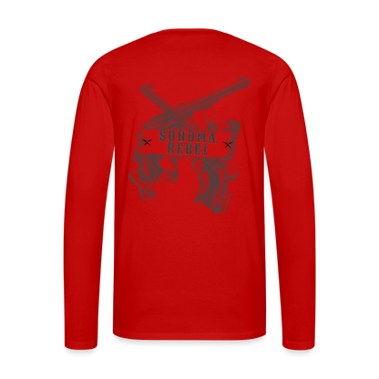 SONOMA REBEL Men's Long Sleeve T-Shirt - red