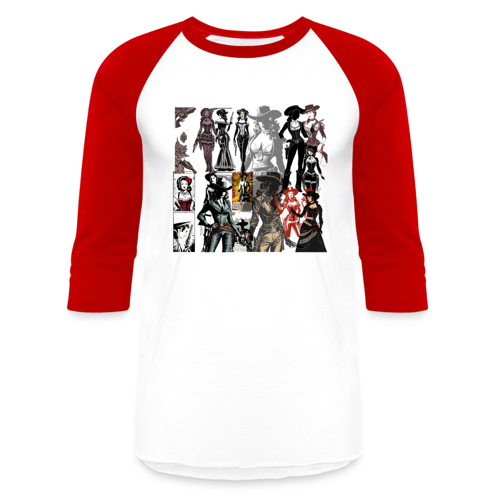 Baseball T-Shirt - white/red