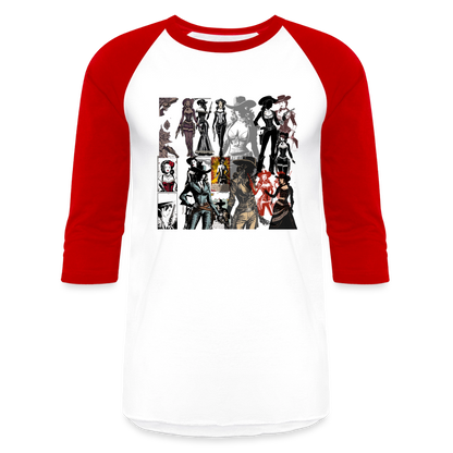 Baseball T-Shirt - white/red