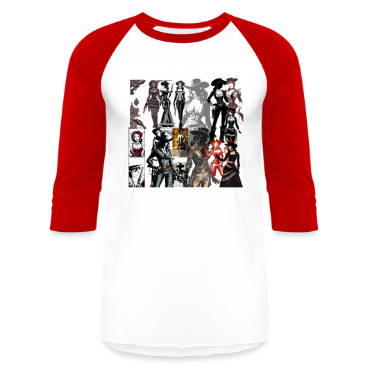 Baseball T-Shirt - white/red