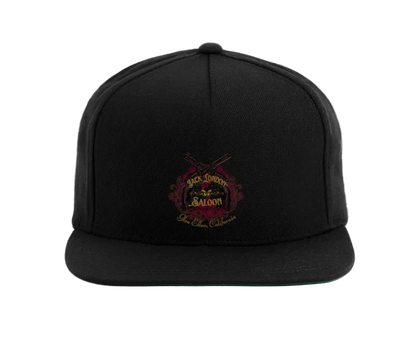 JACK LONDON SALOON OUTLAW Snapback Baseball Cap - black