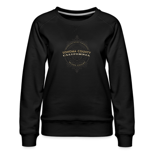 WINE COUNTRY ORIGINAL Women’s Sweatshirt - black