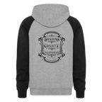 Colorblock Hoodie - heather gray/black