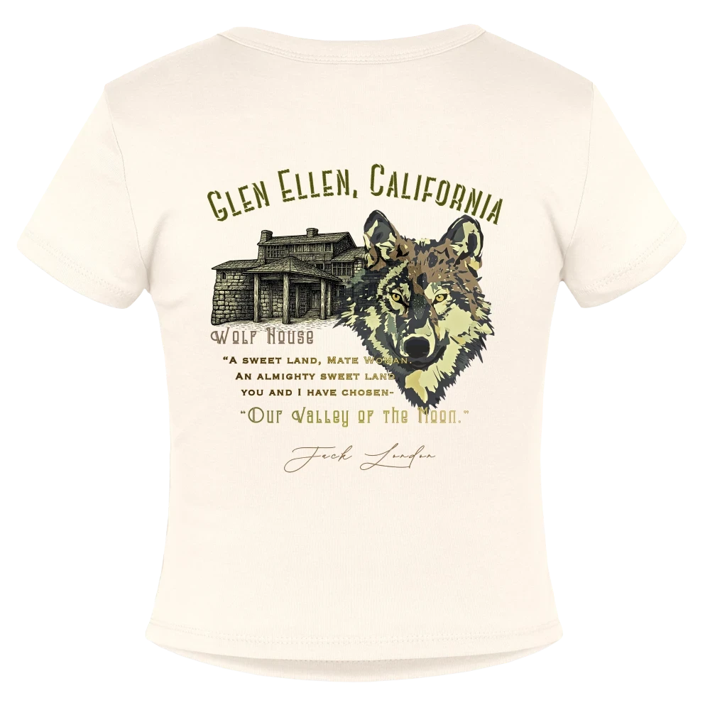 Jack London Moon Slim Fit Rib Women's T-Shirt - natural Main image