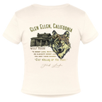 Jack London Moon Slim Fit Rib Women's T-Shirt - natural