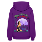 MOON MOUNTAIN CABERNET PINUP Women's Hoodie - Hoodies from Spreadconnect