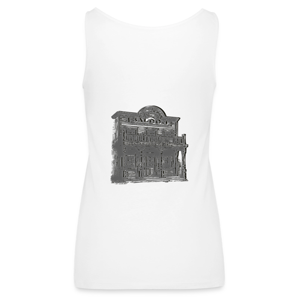 Glen Ellen Vintage Emblem Women’s Premium Tank Top - white