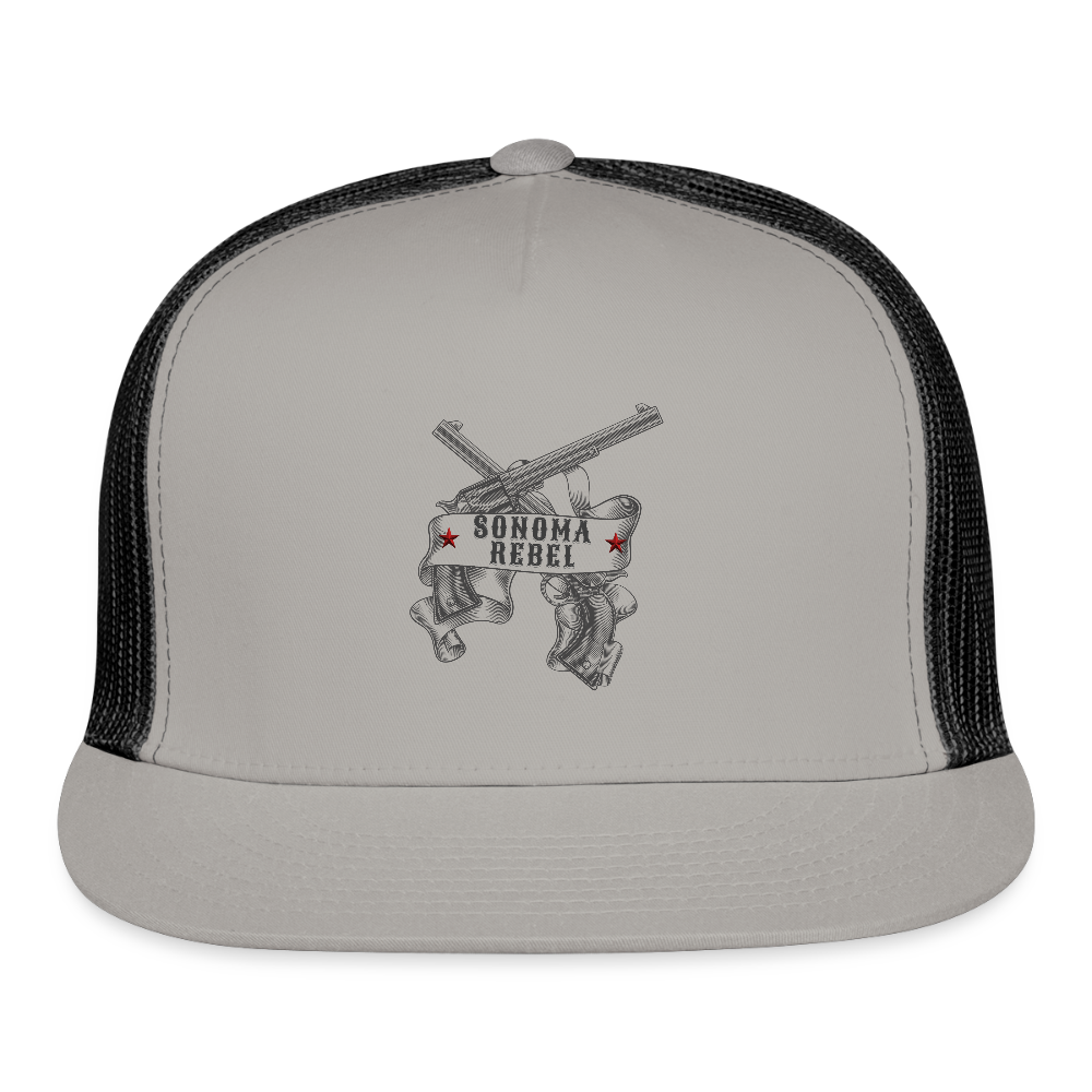 SONOMA REBEL Trucker Hat - gray/black