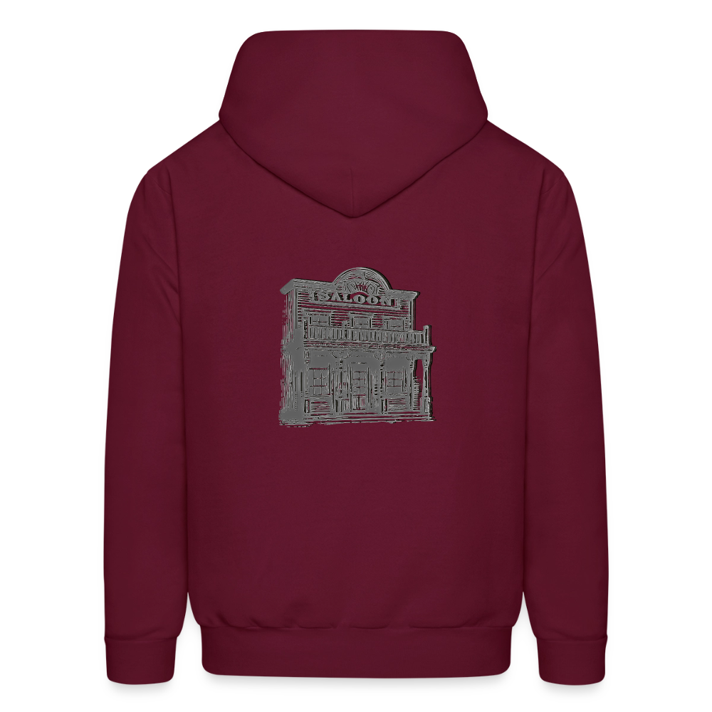 Glen Ellen Vintage Emblem Men's Hoodie - burgundy